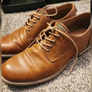 JF Ferrar Mens Tan/Brown Dress shoes